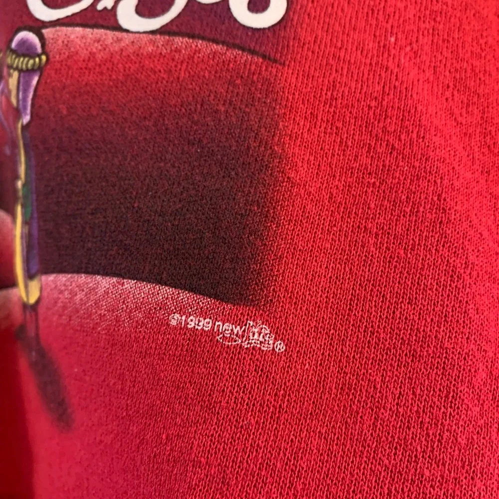 Vintage Christmas Greatest Gift Is JESUS Lee Size Small Sweatshirt Red Crew Neck